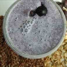 Blueberry and Flax Milkshake