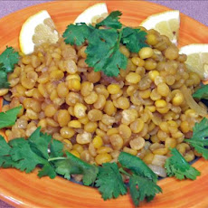 Lemony Yellow Lentils