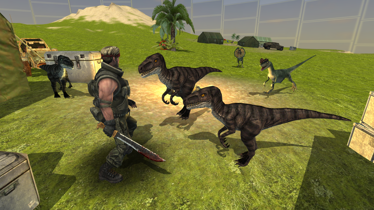 Android application Dinosaur Mercenary 3D screenshort