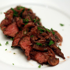 Dinner Tonight: Hanger Steak with Shallots and Mushrooms