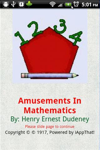 Amusement In Mathematics