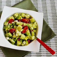Cross-Cultural Salad Recipe with Tomato, Avocado, Jicama, Lime, and Feta