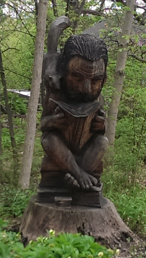 Squirrel Man Statue