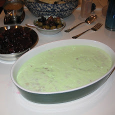 Green Jello Dessert