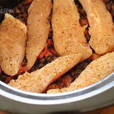 Slow Cooker Chicken Black Bean Tacos