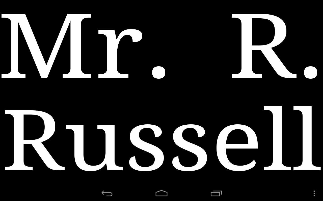 Android application Chauffeurs Name Board (No Ads) screenshort