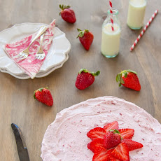 Strawberry Cloud Cake