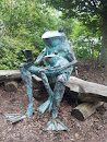 Frog on a Bench IX
