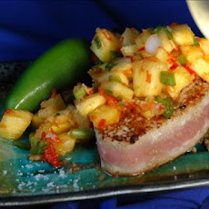 Fish With Pineapple Chutney