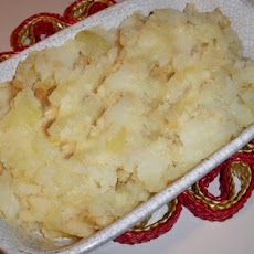 Celeriac, Potato and Roasted Garlic Mash