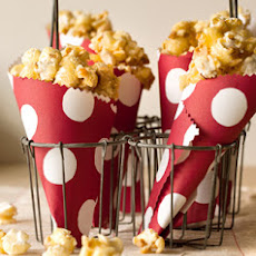 Caramel Corn with Smoked Almonds and Fleur de Sel