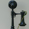 Candlestick Phones - WE #10 Black Candlestick Telephone 3
