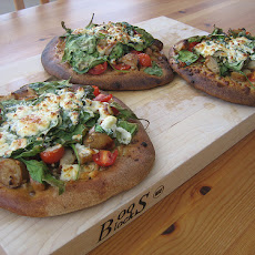 Focaccia Bread Piled High With Veggies