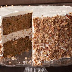 Zucchini Layer Cake with Tangy Buttercream Frosting Recipe