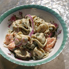 Smoked Salmon and Tortellini Salad