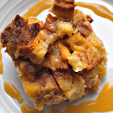 Bread Pudding with Spiced Rum Sauce