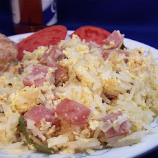 Ham and Egg Jambalaya