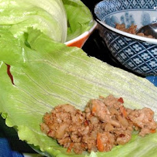 Easy  Asian Chicken Lettuce Wraps