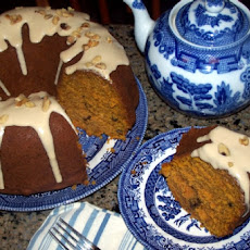 Pumpkin Cake with Orange Glaze
