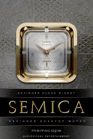 SEMICA Designer Clock Widget