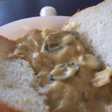 Crock Pot Artichoke/Jalapeno Cheese Dip - Easy