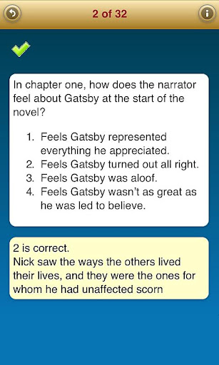 【免費教育App】Study Questions: Great Gatsby-APP點子