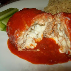 Buffalo Bleu Stuffed Chicken