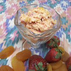 Strawberry and Apricot Ice Cream