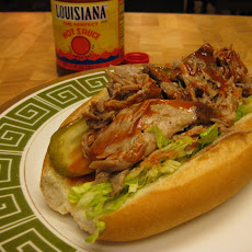 Slow Roasted Duck Po'Boy
