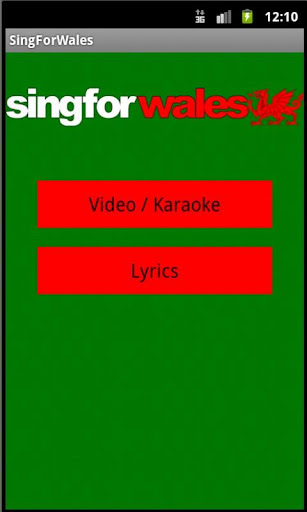 Sing For Wales Welsh Anthem