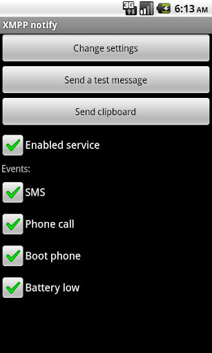 XMPP notify