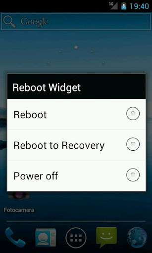 Reboot Widget