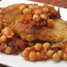 Spanish Chicken With Chorizo and Chickpeas