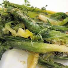 French in a Flash: Quick-Braised Young Leeks with Parmesan and Thyme