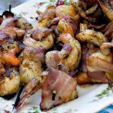 Grilled Bacon Wrapped Shrimp