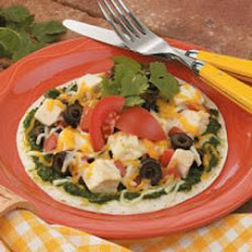 Pesto Chicken Pizzas