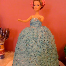 Barbie Doll Birthday Cake