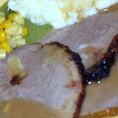 Mustard and Thyme Baron of Beef Au Jus
