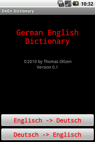 DeEn Dictionary