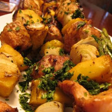 Exotic Chicken Kebabs