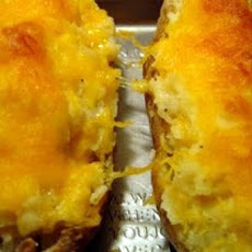 Double Cheese Twice Baked Potatoes