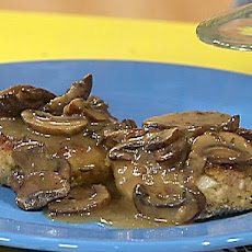 Turkey Croquettes with Mushroom-Rosemary Gravy