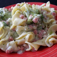 Lighter Ham & Noodle Casserole