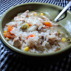 Crock Pot Chicken and Rice Soup