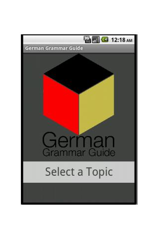 German Grammar Guide