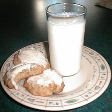 Frosted Rhubarb Cookies