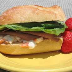 Beef, Cheese and Carrot Sandwich