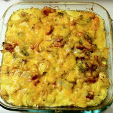 Potato, Onion, Egg Casserole