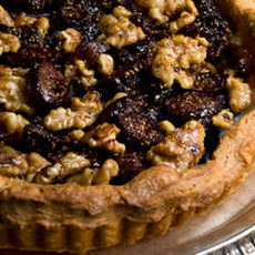 Poached Fig, Walnut, and Blue Cheese Tart  Recipe