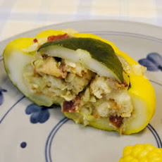 Stuffed Pattypan Squash